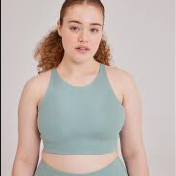 NWT Girlfriend Collective Topanga Bra Pond - Picture 4 of 6